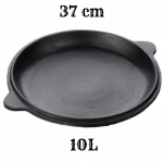 Ketaus keptuvė-dangtis su rankenomis 10L kazanui (37cm)