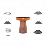 Remundi Nero L modulinės kepsninės rinkinys