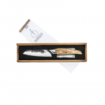 Japoni&scaron;ko plieno Santoku peilis - Forged Katai 14cm