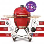 Anglinis lauko grilis Kamado Bono Grande Raudonas