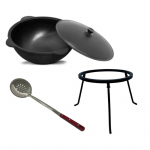 Uzbeki&scaron;ko kazano 12L ir trikojo rinkinys