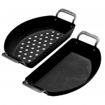 Anglies plieno keptuvių Kamado Joe ir kar&scaron;čiui atsparių pir&scaron;tinių Texas Club rinkinys