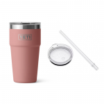 Termo puodelio ir dangtelio su &scaron;iaudeliu rinkinys YETI RAMBLER 591 ml
