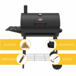 Anglinio grilio CharGriller Deluxe Rinkinys