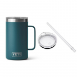 Termo puodelio ir dangtelio su &scaron;iaudeliu rinkinys YETI RAMBLER 791ml