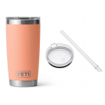 Termo puodelio ir dangtelio su &scaron;iaudeliu rinkinys YETI RAMBLER 591 ml