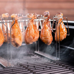 &Scaron;launelių ir &scaron;onkaulių laikiklis-universalios grotelės Char-Broil Grill+