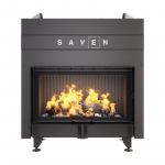Įdėklas židiniui Energy Up 90х50 Black (19,0 kW) ECO SAVEN