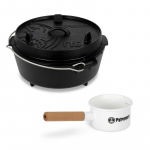 Ketaus puodas Petromax FT6 (su kojelėmis) + dovana