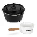 Ketaus puodas Petromax FT9 (su kojelėmis) + dovana