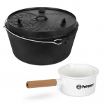 Ketaus puodas Petromax FT9 (be kojelių) + dovana