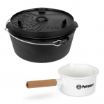 Ketaus puodas Petromax FT12 (be kojelių) + dovana