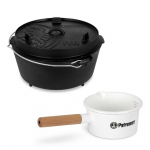 Ketaus puodas Petromax FT12 (su kojelėmis) + dovana