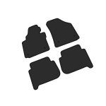 Tekstiliniai kilimėliai VOLKSWAGEN TOURAN (5 vietų) 2003-2015 (2 eilės)