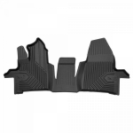 Guminiai kilimėliai No.77 FORD Transit Custom 2017&rarr; (2 vietų, Su borteliais)