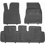 Guminiai kilimėliai TESLA Model 3 2021&rarr; (Su &scaron;ildymo pompa, Paauk&scaron;tintais kra&scaron;tais)