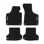 Veliūriniai HORIZON kilimėliai AUDI A3 (8P) 2003-2013 (Juodos spalvos)