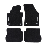 Veliūriniai HORIZON kilimėliai VOLKSWAGEN Caddy 2003-2020 (Juodos spalvos)