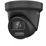 IP kamera Hikvision dome DS-2CD2347G2H-LIU F2.8 (juoda, 4 MP, 30 m. IR; 30 m. LED, Hybrid Light, ColorVu)