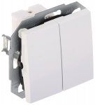 DVIGUBAS LAIPTŲ JUNGIKLIS SANTRA/4118-10/EPN 250 V 10 A Elektro-Plast