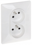 DVIGUBAS LIZDAS LE-753186 Valena Life 230 V 16 A LEGRAND