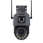 Valdoma+fiksuota WIFI IP kamera žmonių detekcijos funkcija Pyramid PYR-SH600CDL, 2x3MP, mikrofonas, 36X zoom objektyvas, WIFI, MicroSD jungtis, iCsee app