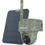 Valdoma 4G IP kamera su SIM jungtimi Reolink Go G450 + Saulės panelė, kamufliažinė, 4G LTE, 4K 8Mpix, PIR, MicroSD jungtis, USB-C, Reolink app