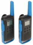 RINKINYS 2 RADIJO TELEFONŲ PMR MOTOROLA-T62/BLUE 446.1 MHz ... 446.2 MHz