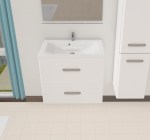 Spintelė voniai Blu Roma 60 cm su praustuvu