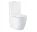 Pastatomas unitazas Grohe Bau Ceramic Rimless su Soft Close dangčiu