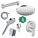 Potinkinė du&scaron;o sistema Hansgrohe Vernis Blend 200 chromas