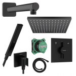 Potinkinė du&scaron;o sistema Hansgrohe Pulsify E 230 juoda