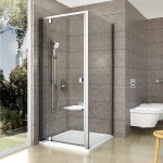 Du&scaron;o kabina Ravak Pivot PDOP1 80 x 80 cm satinas, skaidrus stiklas