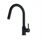 Mai&scaron;ytuvas Franke Lina 115.0626.055 juodas (onikso) su i&scaron;traukiama žarna / du&scaron;eliu