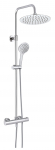 Termostatinė du&scaron;o sistema Rubineta Olo + Thermo-15 625047 chromas