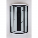 Uždara du&scaron;o kabina CAPRI BWB 90 x 90 cm pusiau matinis stiklas