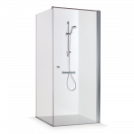 Du&scaron;o kabina Brasta Glass Kristina 90 x 90 cm blizgus chromas, skaidrus stiklas