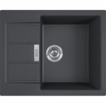 Tektonito plautuvė FRANKE S2D 611-62 143.0616.339 &bdquo;Carbon&ldquo; (juoda)