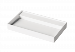 Pastatomas Silkstone praustuvas Paa Infinity 80 cm baltas matinis