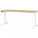 Elektra reguliuojamas auk&scaron;tis reguliuojamas darbo stalas su ąžuolo dekoro stalvir&scaron;iu 80x180 cm Jet &ndash; Germania