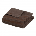 Rudos spalvos i&scaron; frote audinio i&scaron; medvilnės vonios rank&scaron;luostis 70x140 cm Simple &ndash; Casa Selecci&oacute;n