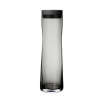 Juodos spalvos stiklinė stiklinė gertuvė "Blomus Splash", 1 l