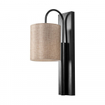 Juodos spalvos/smėlio spalvos sieninė lempa Baston &ndash; Opviq lights