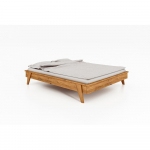 Ąžuolinė dvigulė lova 180x200 cm Retro - The Beds