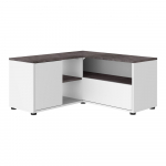 TV spintelė baltos spalvos/pilkos spalvos su betono dekoru 90x45 cm Angle &ndash; TemaHome