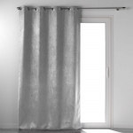 I&scaron; velveto visi&scaron;kai užtemdo užuolaida &scaron;viesiai pilkos spalvos 135x280 cm Melodie &ndash; douceur d'int&eacute;rieur