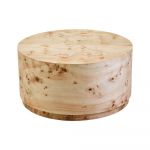 Natūralios spalvos apvalios formos kavos staliukas &oslash; 80 cm Mota &ndash; Premier Housewares