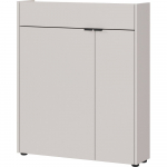 Kreminės spalvos matinis spintelė 83x99x22 cm Ameca &ndash; Germania
