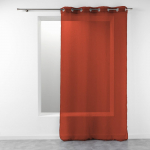 Terakotos spalvos permatoma užuolaida 140x240 cm Telma &ndash; douceur d'int&eacute;rieur