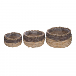 3 gėlių vazonų rinkinys Ego Decor Nature S